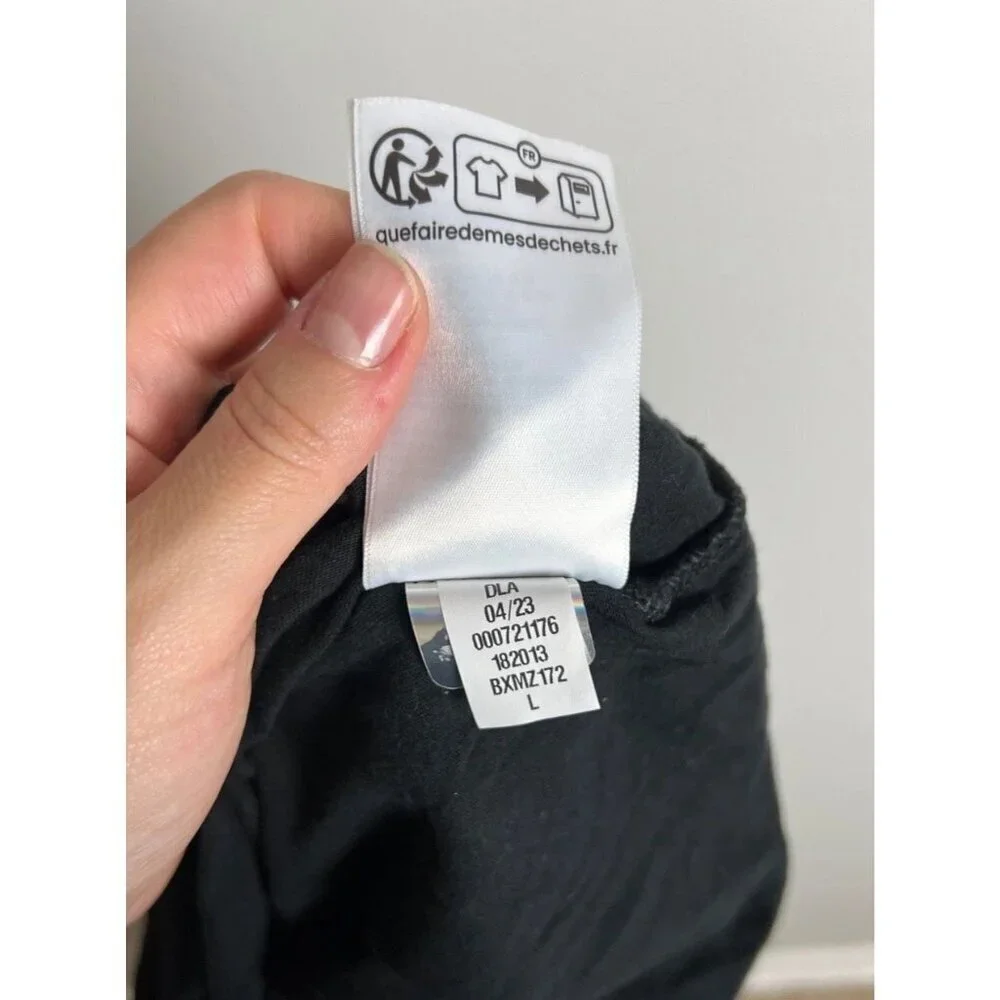 The North Face Black Long Sleeve Graphic T-Shirt Cotton Size Large Men’s